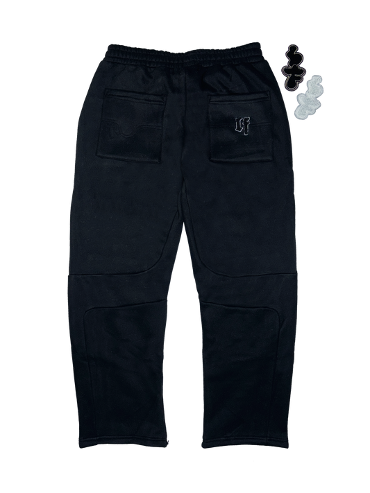 VELCRO JOGGERS 'BLACK'