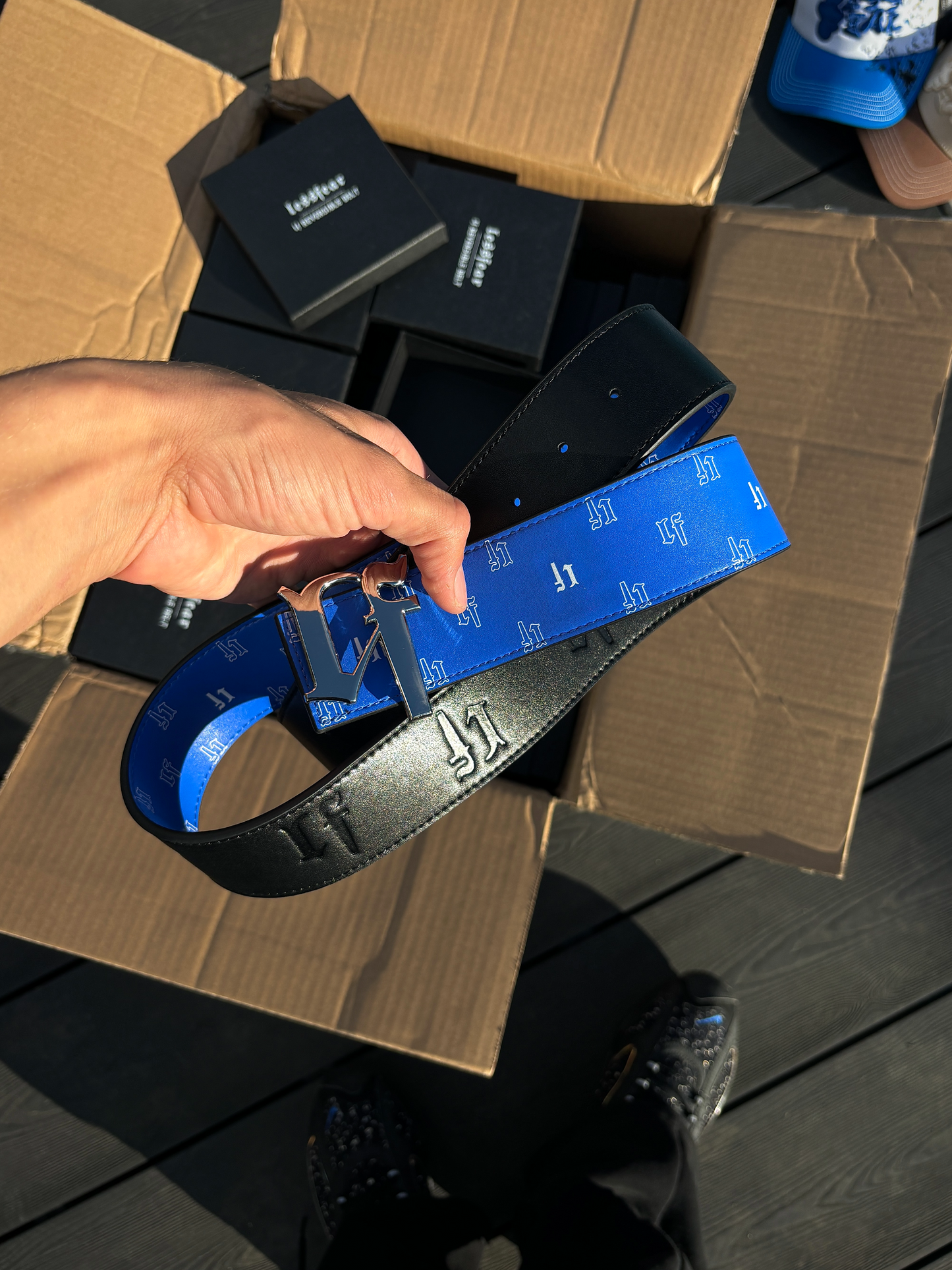 LF REVERSIBLE BELT BLUE/BLACK