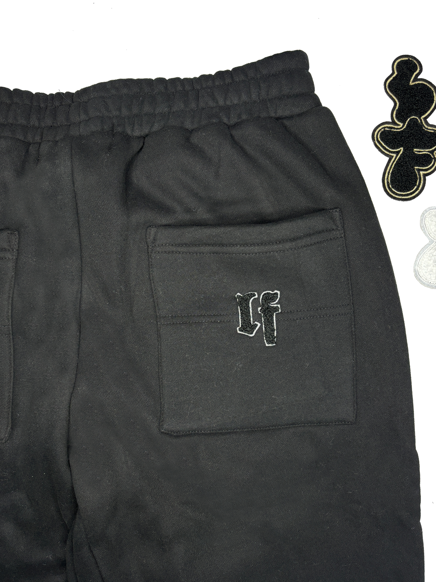 VELCRO JOGGERS 'BLACK'