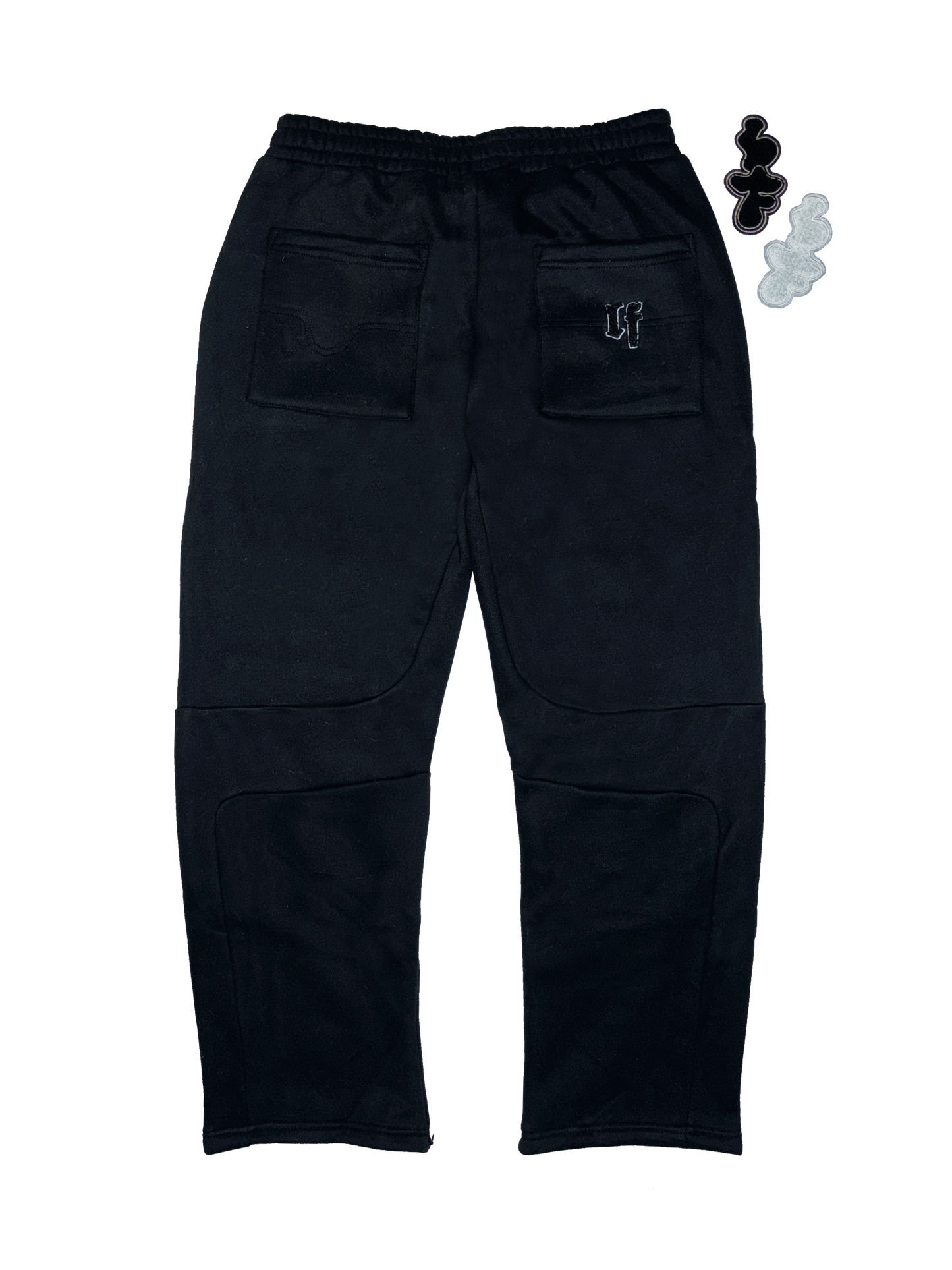 VELCRO JOGGERS 'BLACK'