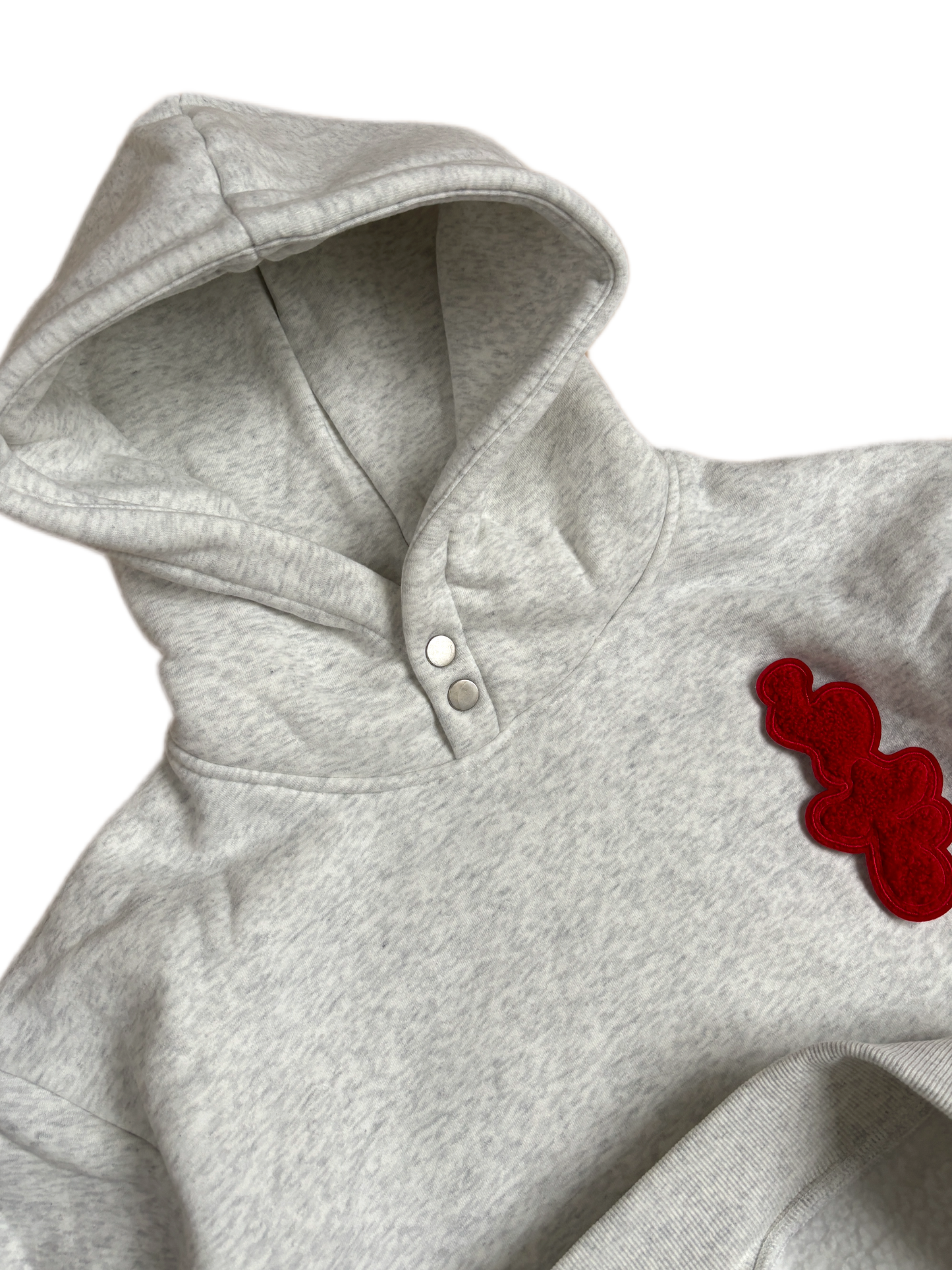 VELCRO HOODIE 'GREY'