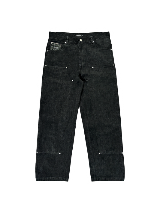 SELVEDGE CARPENTER DENIM 'BLACK'