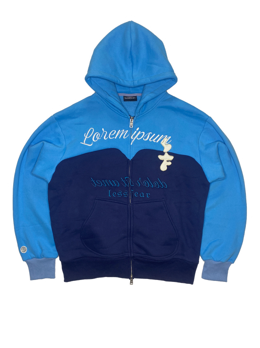 LOREM IPSUM ZIP "BLUE"
