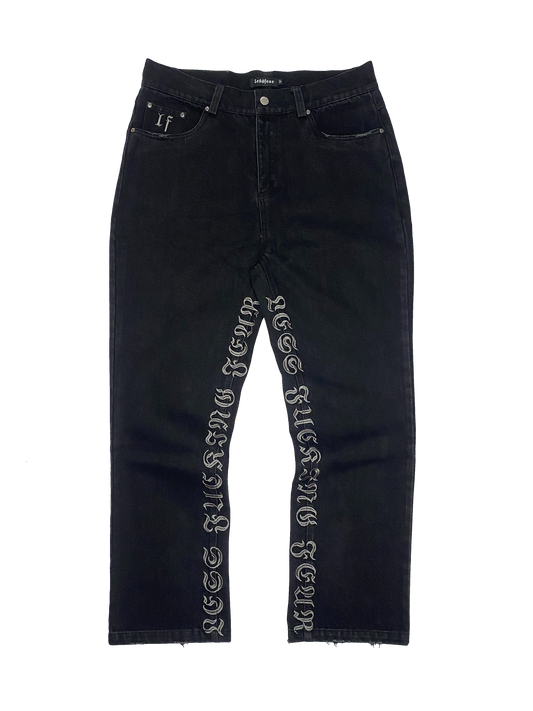 EMBROIDERY DENIMS "STONE"
