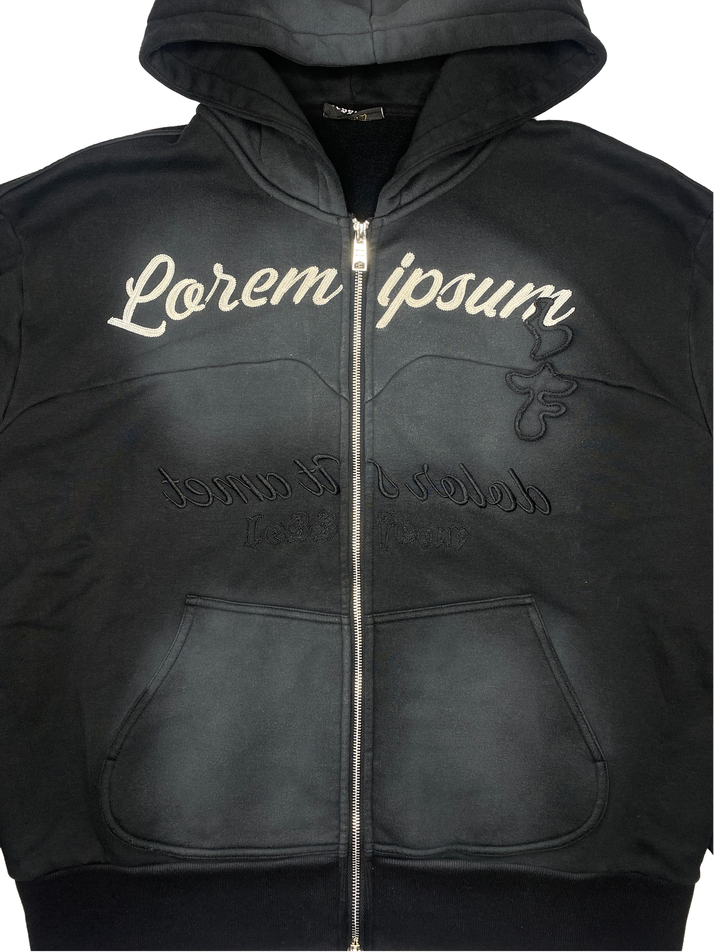 LOREM IPSUM ZIP "BLACK"