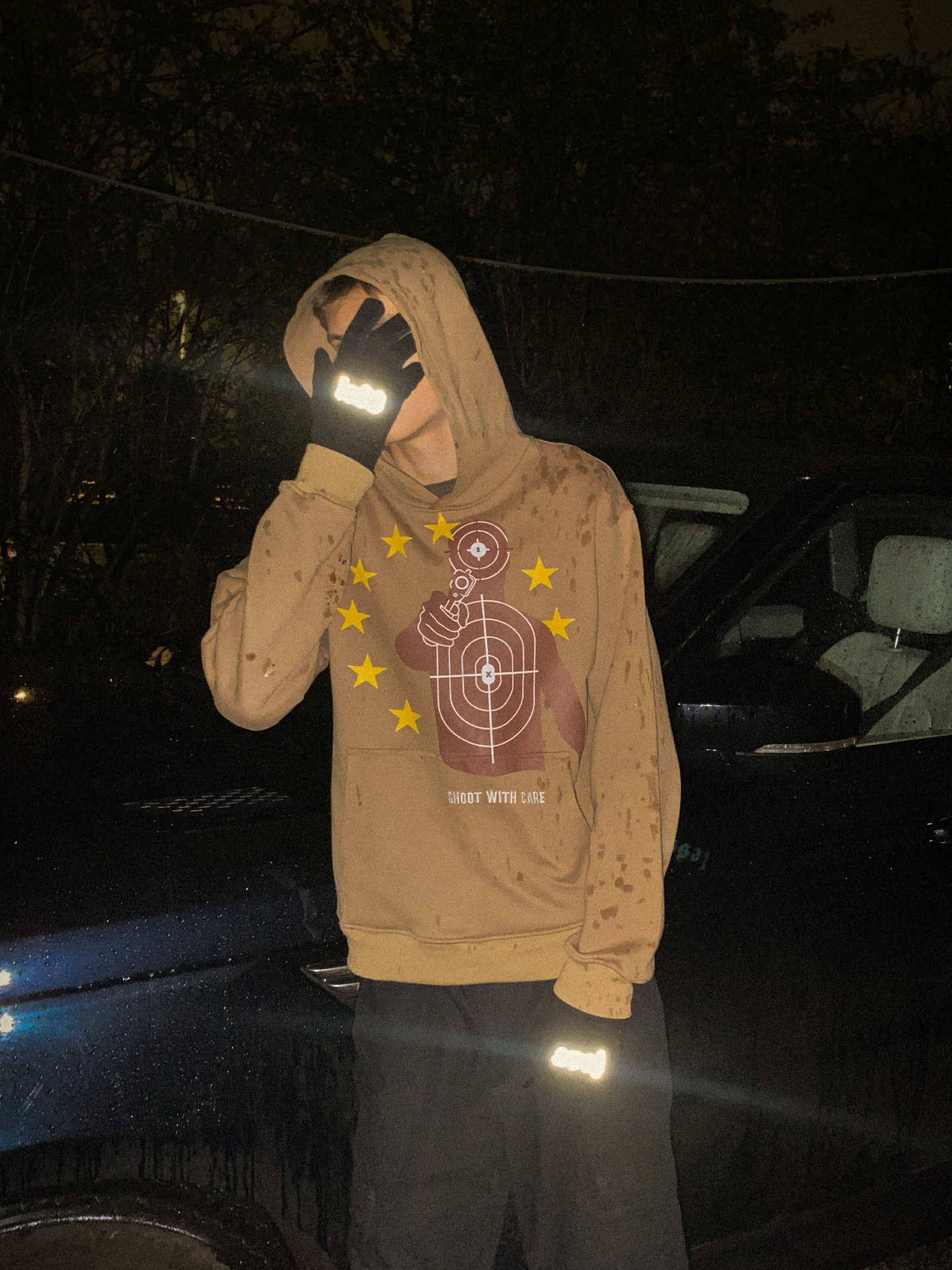 SHOOT WITH CARE HOODIE