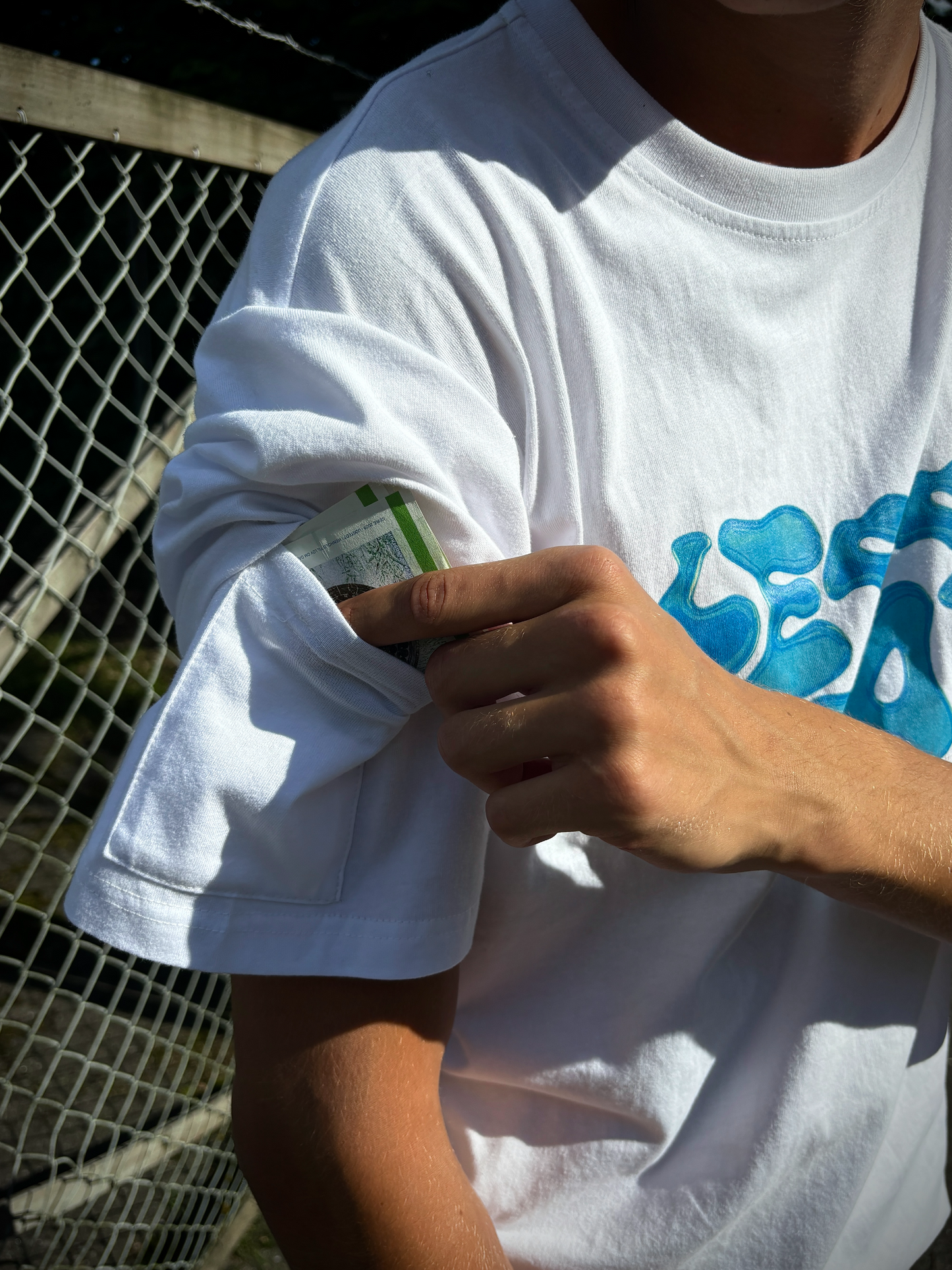 STASH TEE "BLUE"