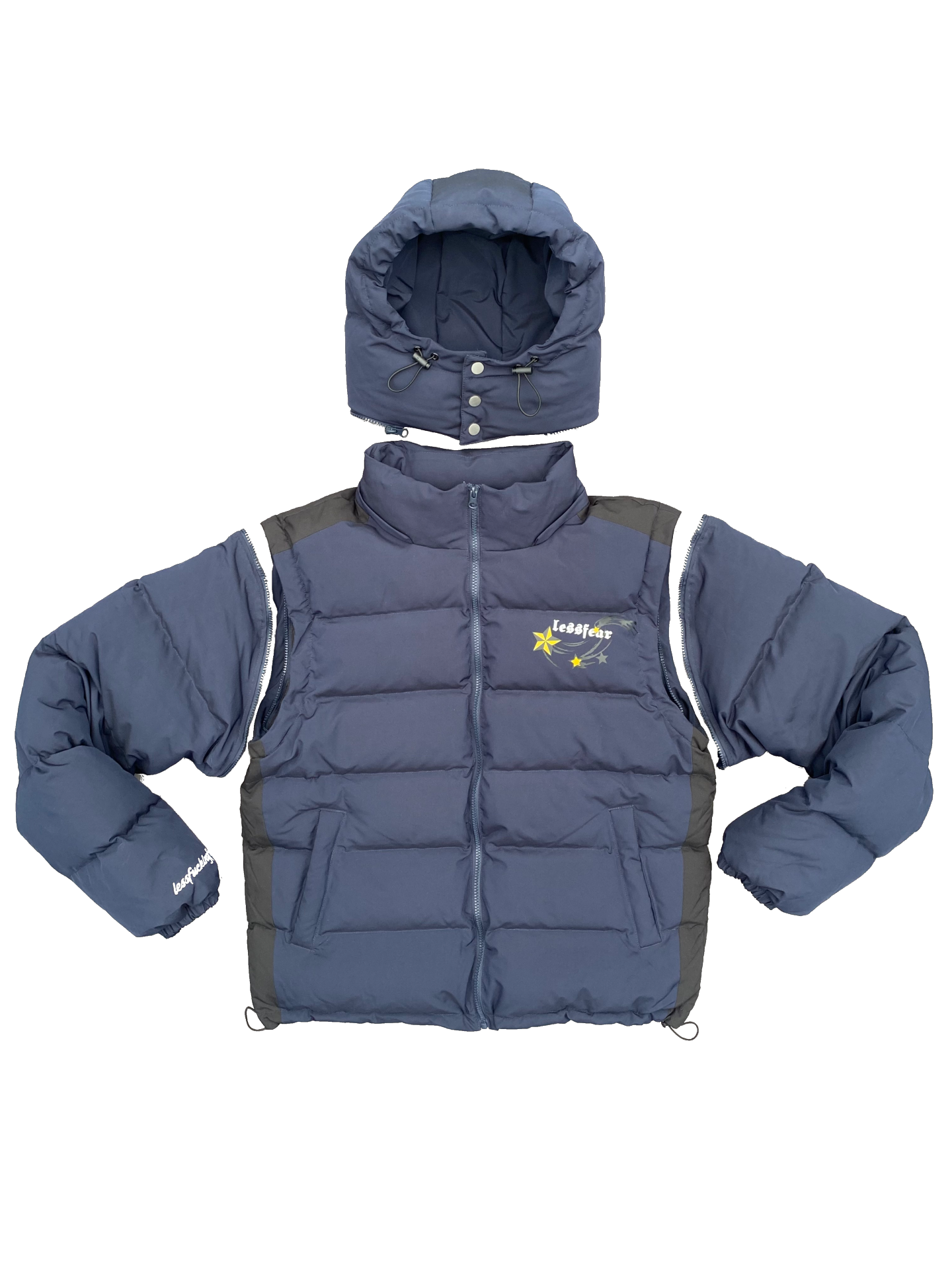 NAVY PUFFA JACKET